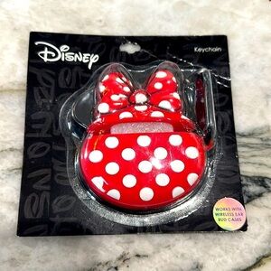 Disney’s Minnie mouse earbud holder keychain NIB